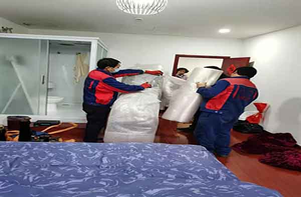 杭州丁橋物品打包現(xiàn)場